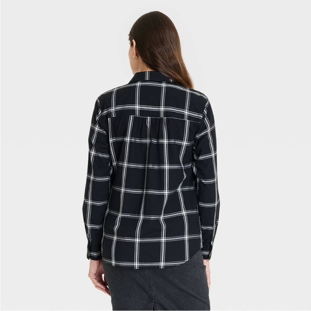Isabel By Ingrid + Isabel Long Sleeve Button-Front Maternity Shirt Size M - Picture 3 of 14